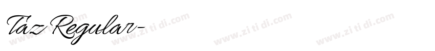Taz Regular字体转换 Taz Regular字体转换